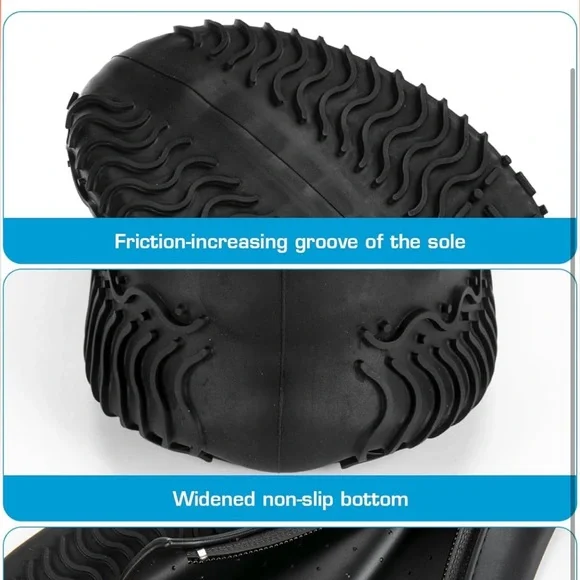 ‼️Shoe Rain Cover Black Reusable Non-Slip - Picture 4 of 12